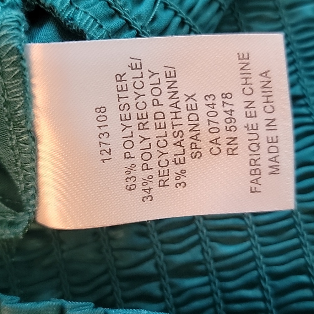 RACHEL ZOE Emerald Green‎ Leopard Jacquard Print V-Neck Party Holiday Blouse XS - Picture 7 of 9